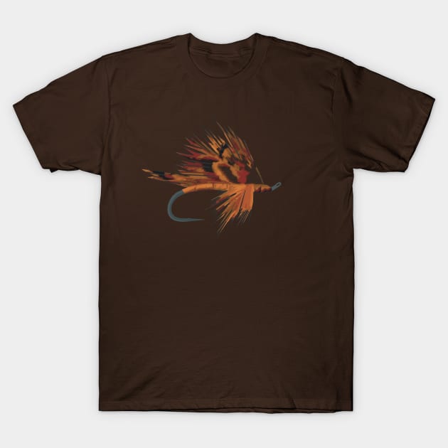 Fly Fishing Fly Tie Art Fisherman Gifts T-Shirt by TeeCreations